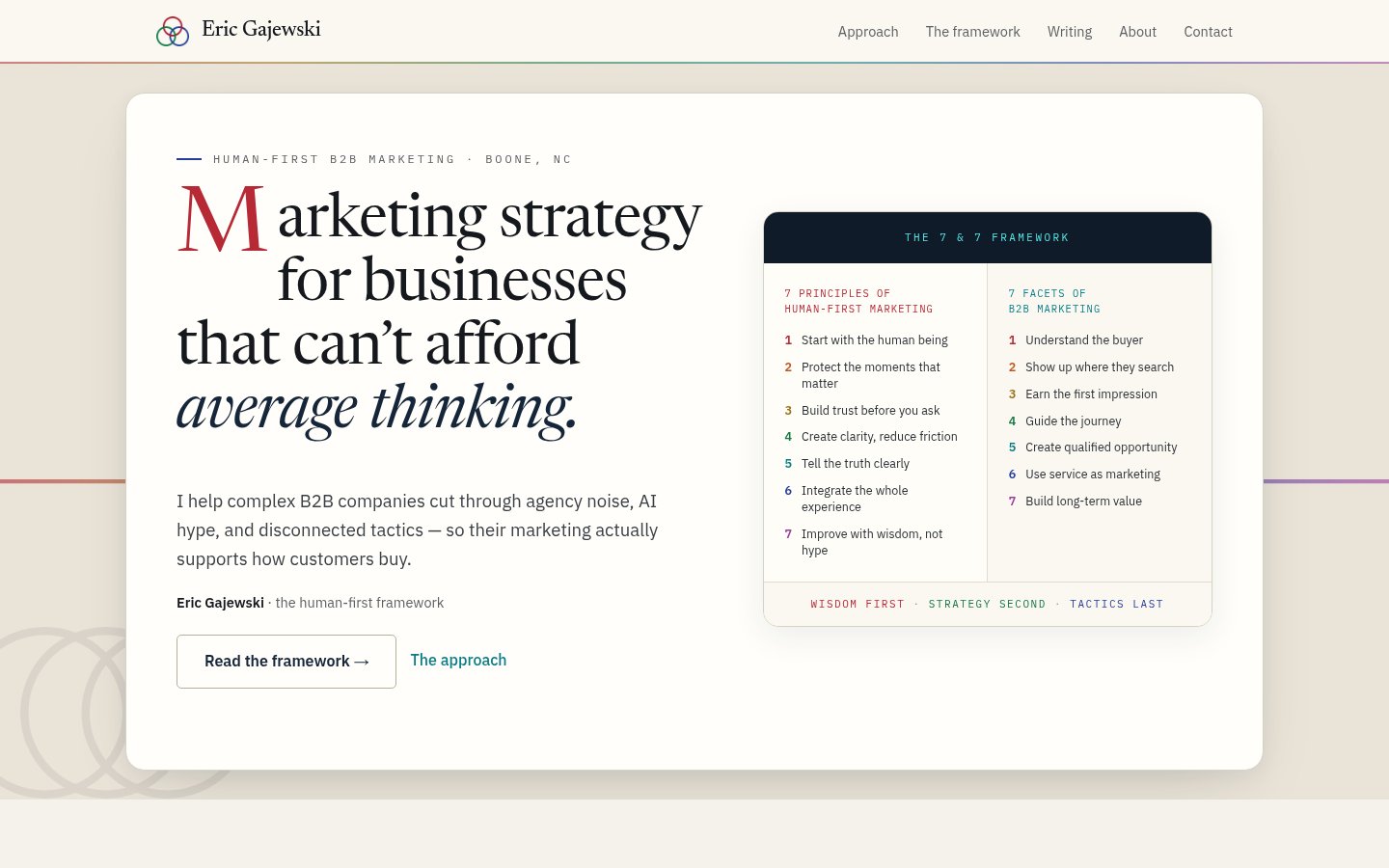 EricGajewski.com — homepage