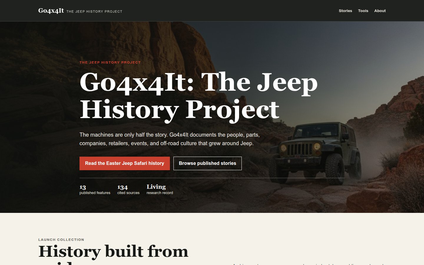 Go4x4It — The Jeep History Project homepage